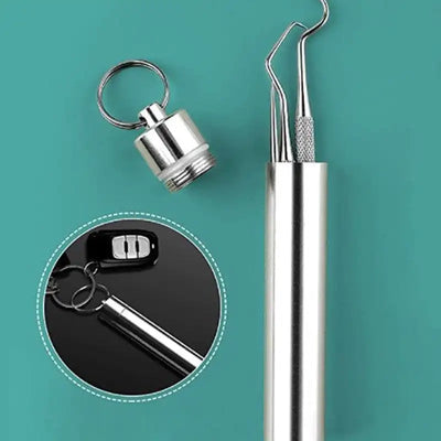 CleanTeeth™ - Stainless Steel Toothpick Set (50% OFF)