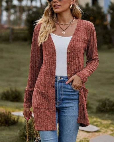 Katinka™- Riley Fashion Long Sleeve Cardigan (50% OFF)