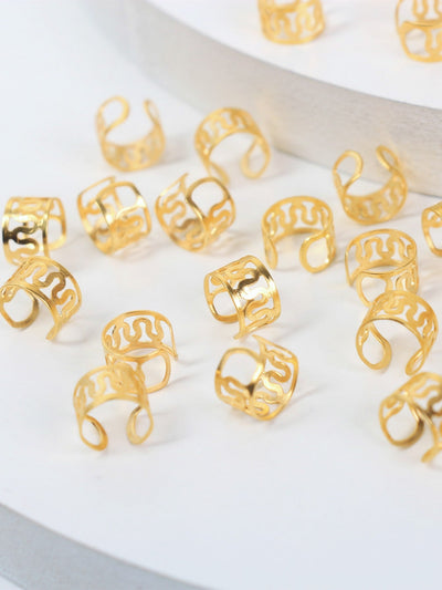 40 pieces hair ring with hole