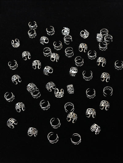 40 pieces hair ring with hole