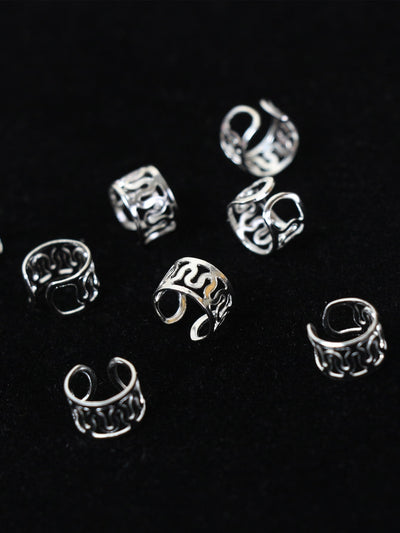 40 pieces hair ring with hole