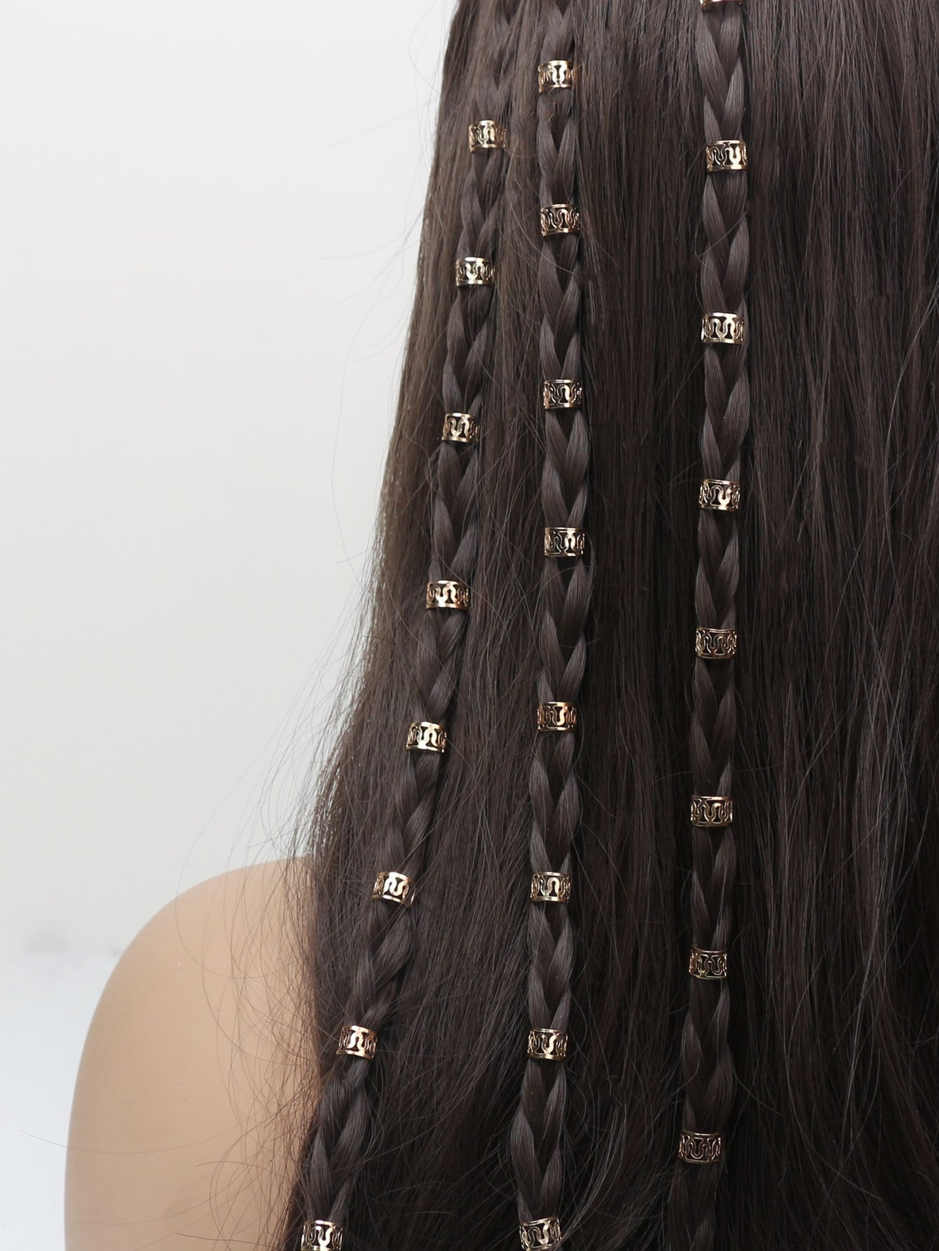 40 pieces hair ring with hole