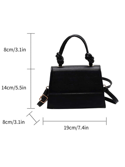 adjustable top handle grommet eyelet unconventional modern women's handbags