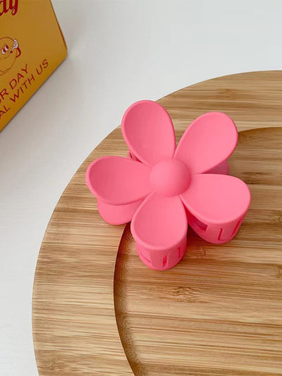 hair clip with flower design