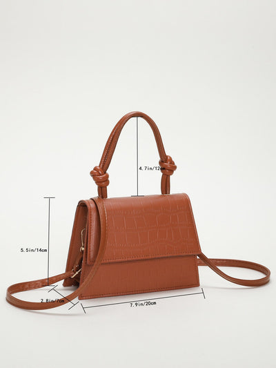 adjustable top handle grommet eyelet unconventional modern women's handbags