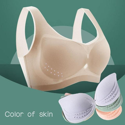 Ultra-thin ice silk bra