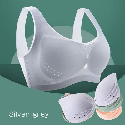 Ultra-thin ice silk bra