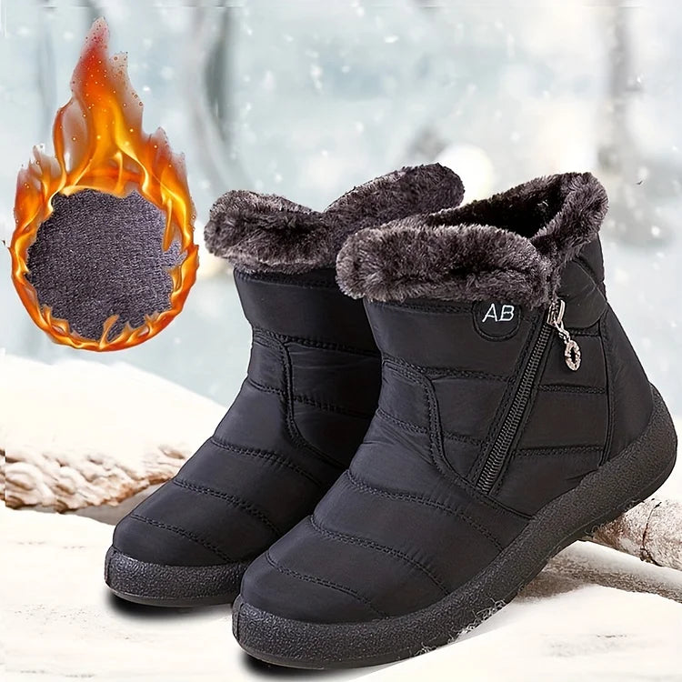 Ksenia™ - Kuschelige wasserdichte orthopädische Winterstiefel (50% RABATT)