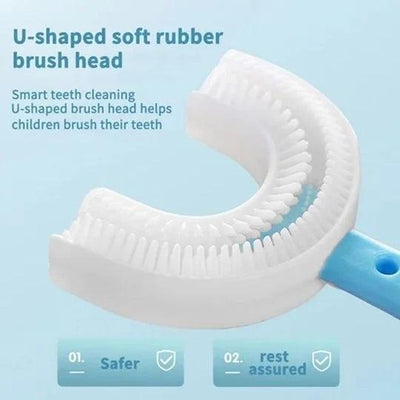 360° U-shaped children's toothbrush (1+1 FREE) 