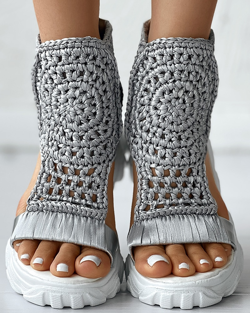 Fevva- Knitted Elastic Summer Sandals (50% OFF)