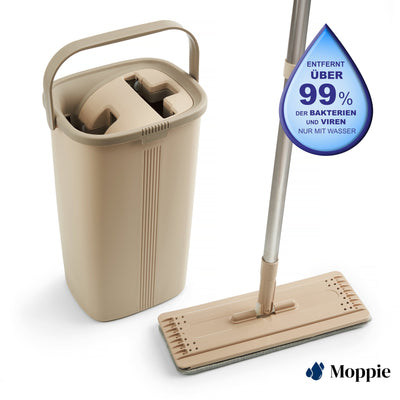 Moppie - Mop incl. 2 microfiber pads (50% DISCOUNT) 