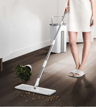 QuickClean™ - Floor Squeezing Magic Mop with Bucket (50% OFF)