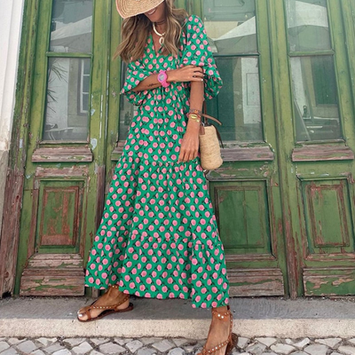 Ella™ Green Summer Dress (50% OFF)