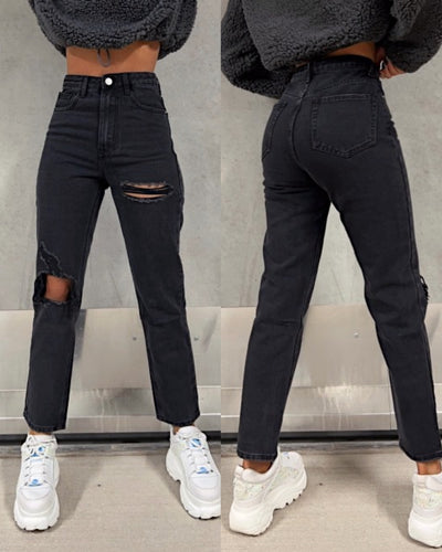 Mum Jeans Alma Black