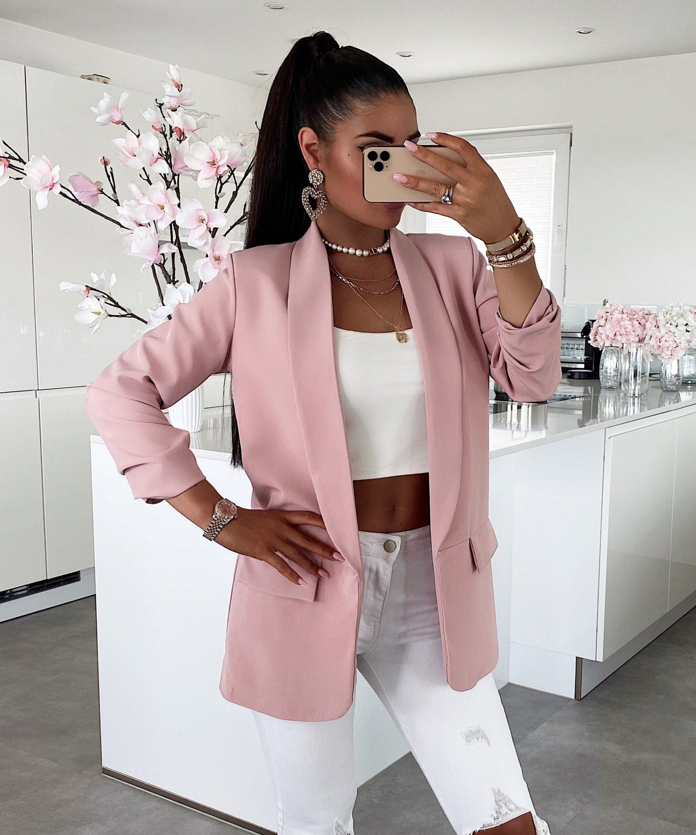 Blazer Mykonos Rosa