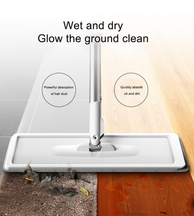 QuickClean™ - Floor Squeezing Magic Mop with Bucket (50% OFF)