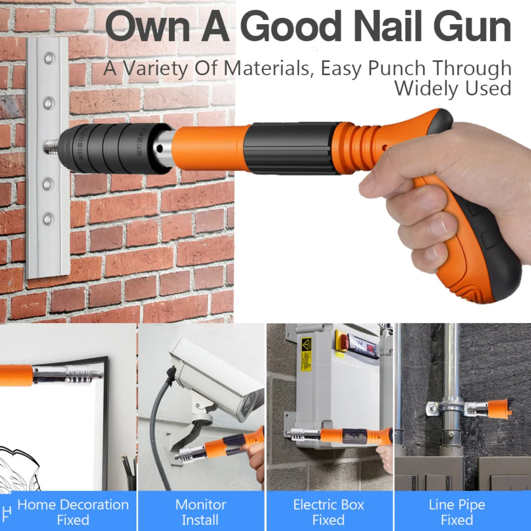 PowerNail™ - Integrated Pneumatic Nailer for Woodworking (50% OFF)