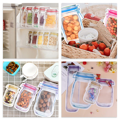 ZipBottle™ Pot-shaped storage bags 