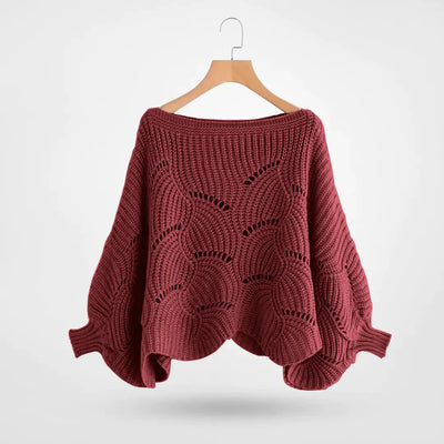 Batwing Sleeve Knitted Scarf 50% OFF