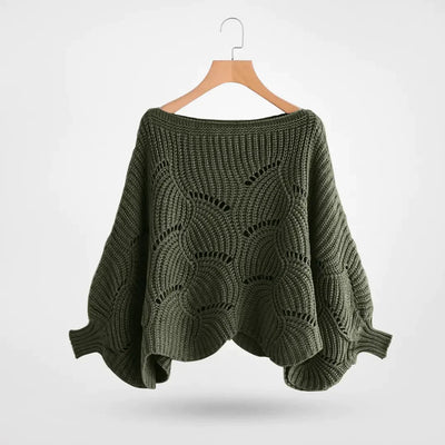 Batwing Sleeve Knitted Scarf 50% OFF