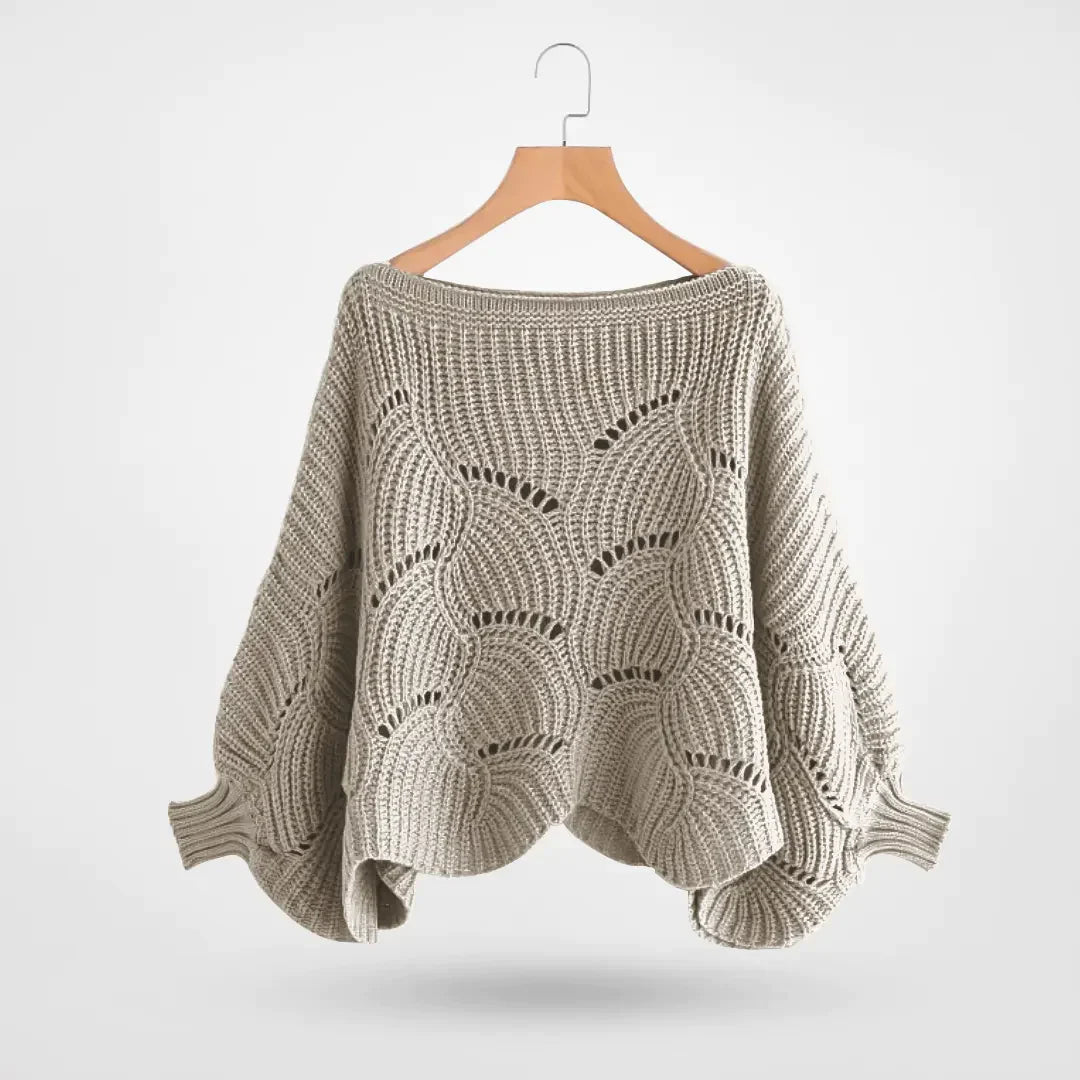 Batwing Sleeve Knitted Scarf 50% OFF