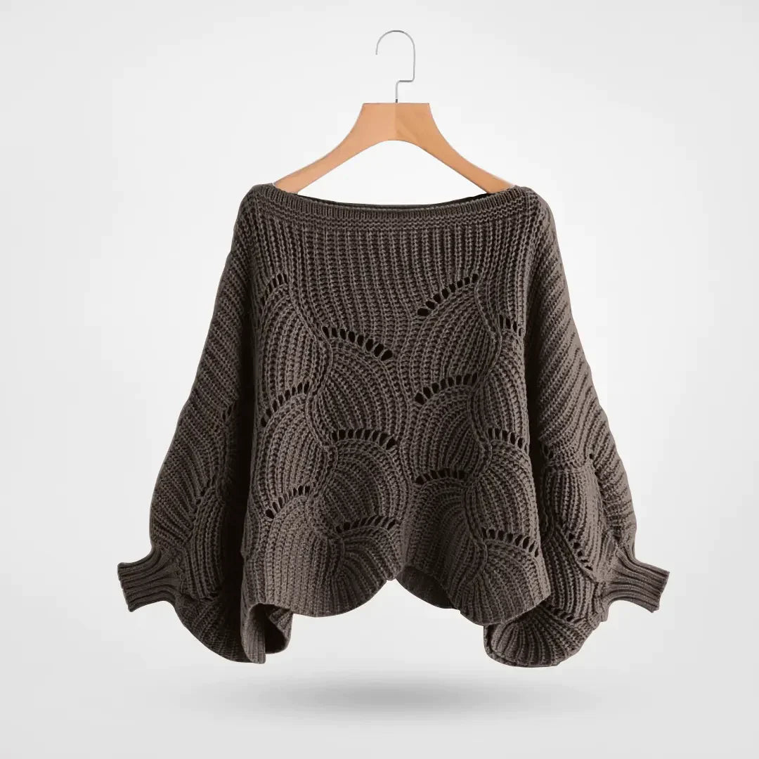 Batwing Sleeve Knitted Scarf 50% OFF