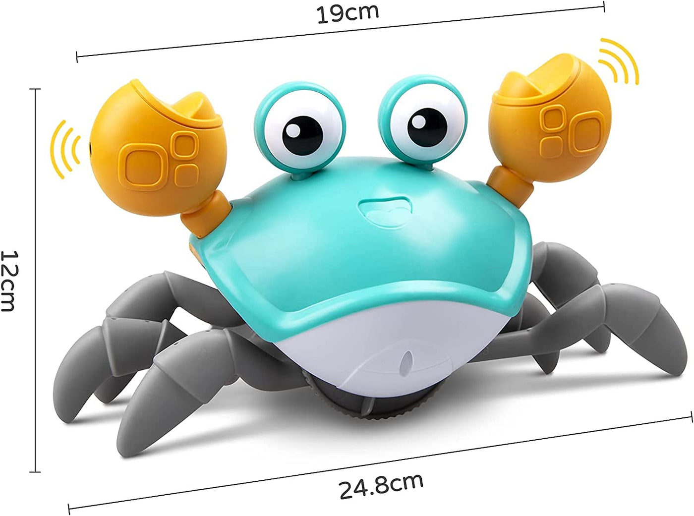 Crawling Crab™ helps with tummy time 