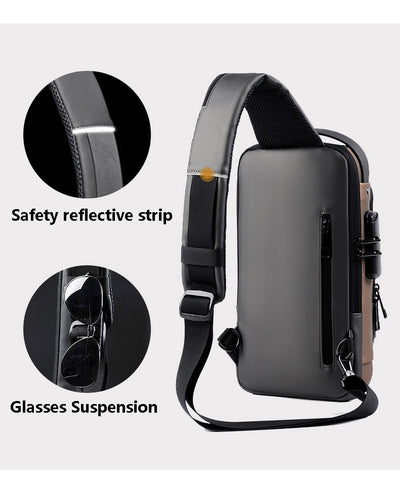 Daniel - USB shoulder bag (50% OFF) 