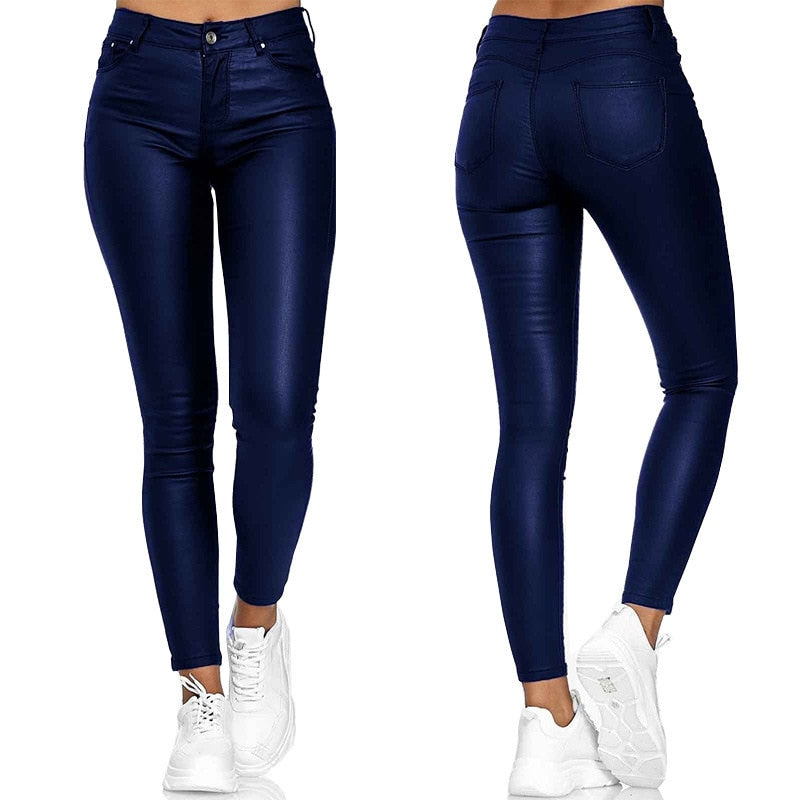 ChicFlex™ - Leather Stretch Pants (50% OFF) 