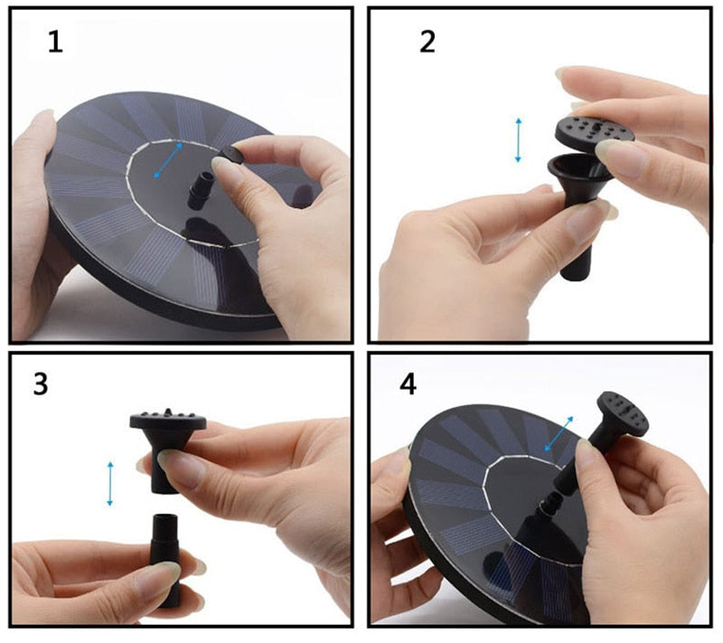 OutdoorSolar™ Floating Water Fountain 