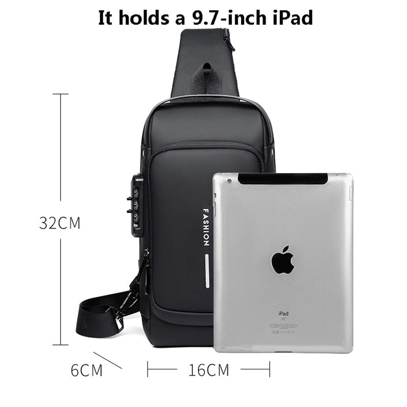 Daniel - USB shoulder bag (50% OFF) 