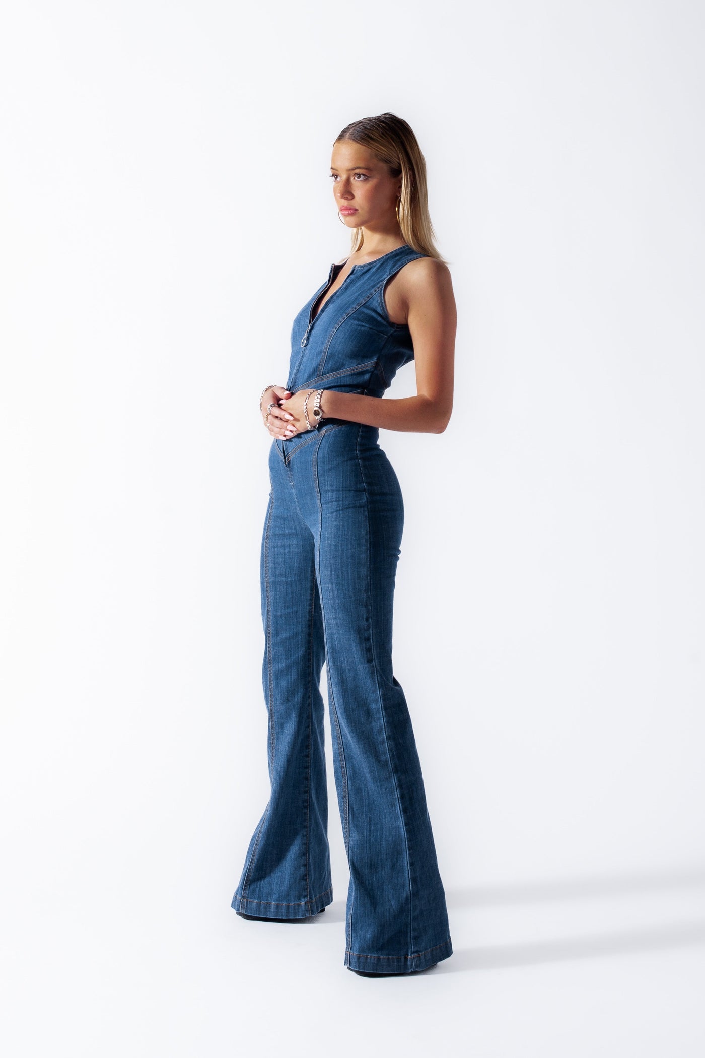 Colette™ - Backless Heart Hollow Jumpsuit (50% OFF) 