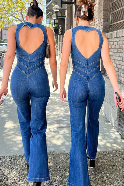 Colette™ - Backless Heart Hollow Jumpsuit (50% OFF) 