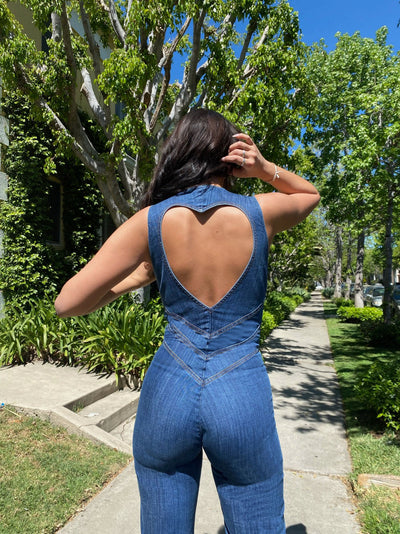 Colette™ - Backless Heart Hollow Jumpsuit (50% OFF) 