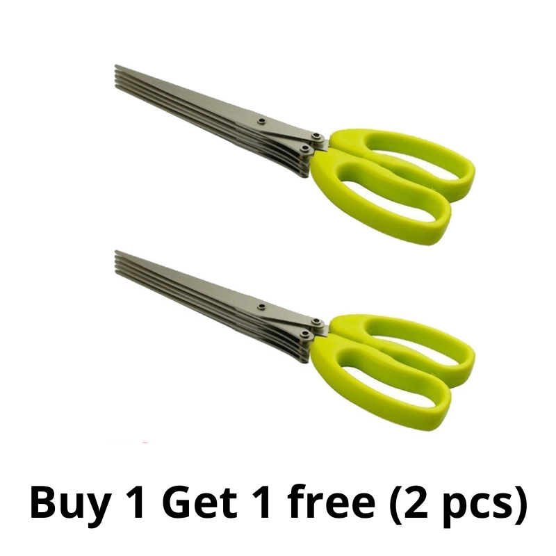 UltraCutter™ Salad Scissors with 5 Blades 1+1 FREE