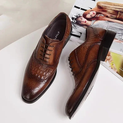 Byron™ - Orthopädische Krokodil Business Loafers