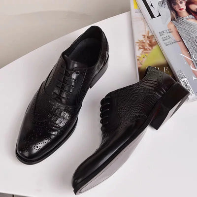 Byron™ - Orthopädische Krokodil Business Loafers