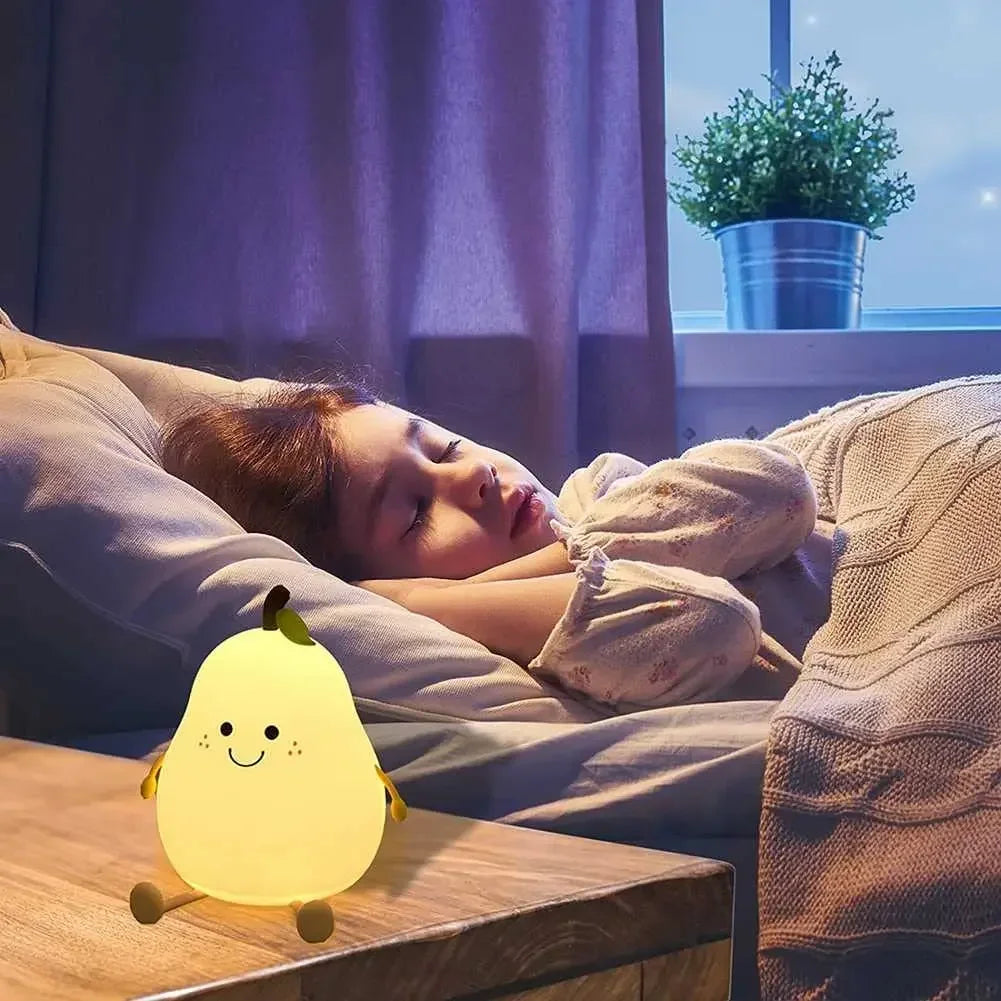 PearGlow™ - Cute Pear Shaped Night Light for Kids (50% OFF)