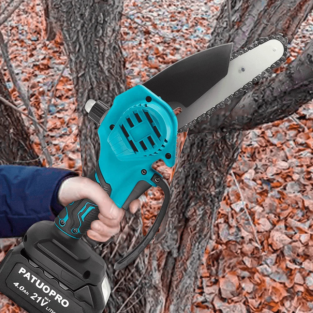 CutMaster™ - Mini electric chainsaw for precise cutting in the garden