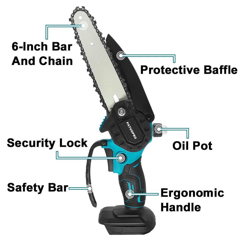 CutMaster™ - Mini electric chainsaw for precise cutting in the garden