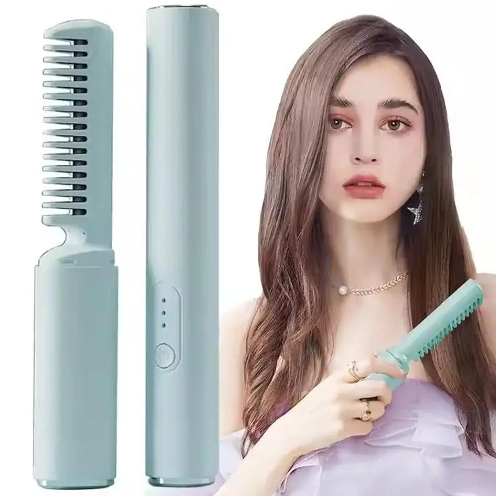 StyleEase™ - Portable Cordless Hair Straightening Comb (50% OFF)