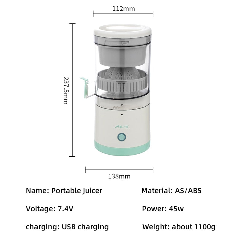 FruitSqueezer™ Automatic Fruit Juicer with USB Charging 50% OFF