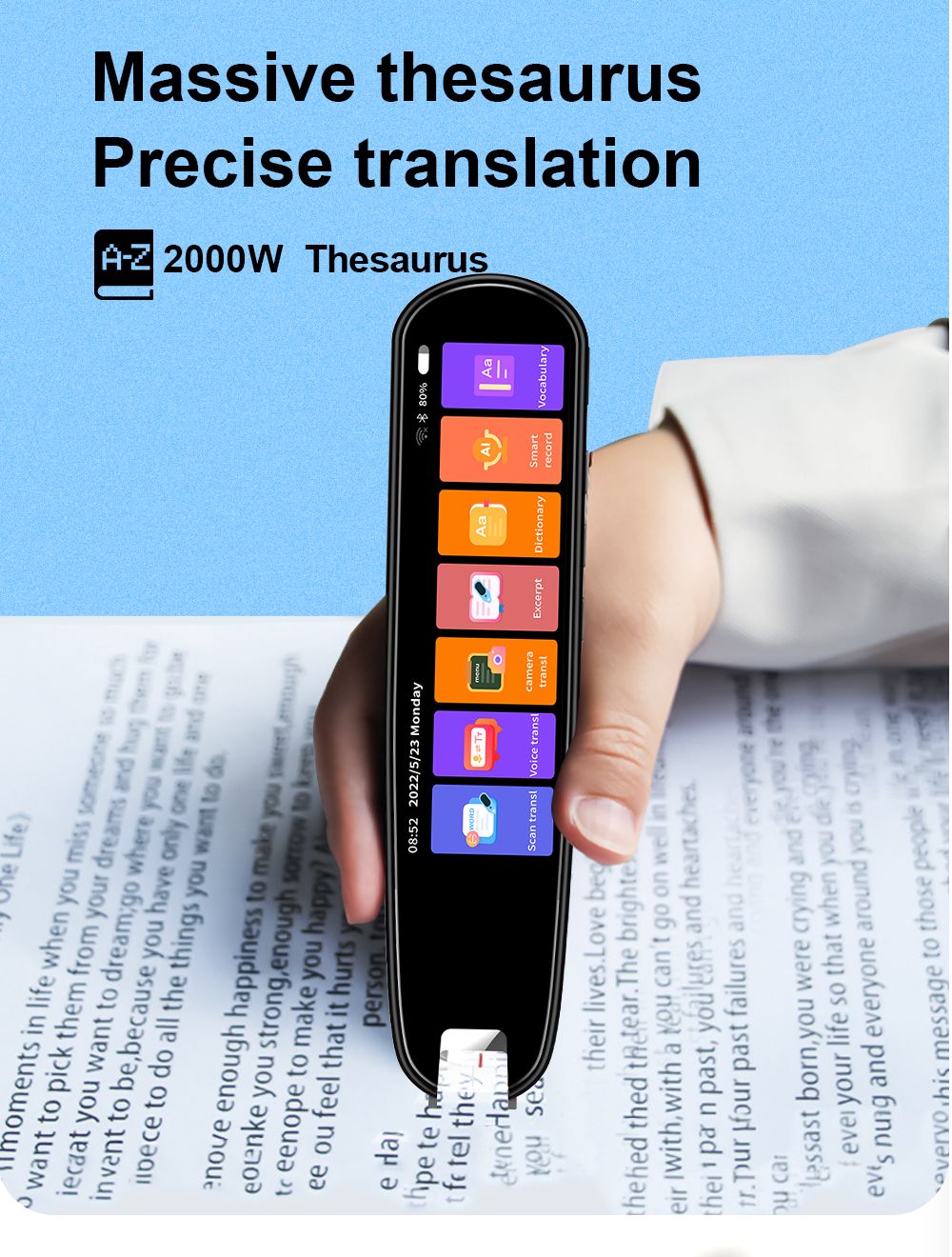 ScanSpeak™ - Precise 112-language translation with pen (50% OFF) 