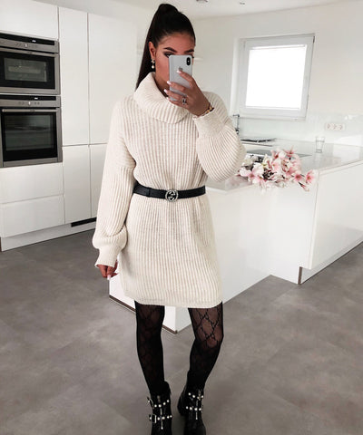 Sweater Dress Leila Beige