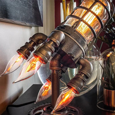 50% OFF | RocketLight™️ Steampunk Rocket Lamp