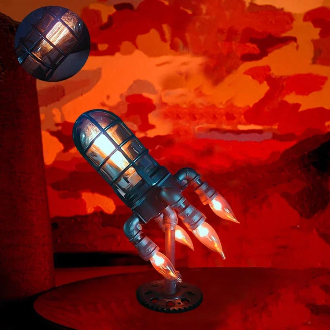 50% OFF | RocketLight™️ Steampunk Rocket Lamp