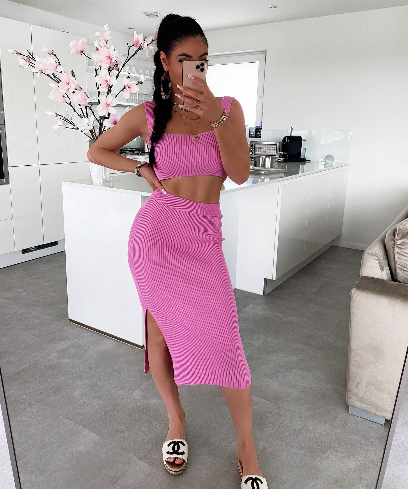 Two-piece Ashy Light Pink