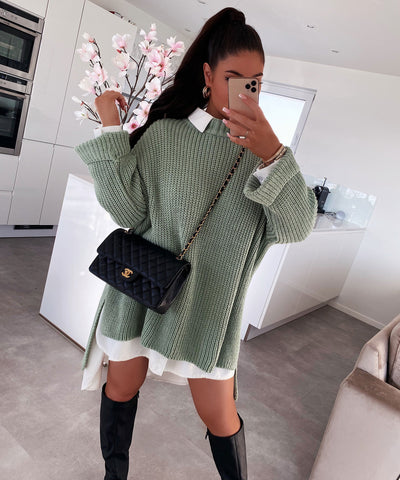 Oversize Pullover Elsa Pistachio