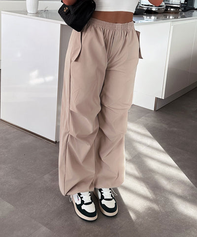 Parachute Pants Mila Beige