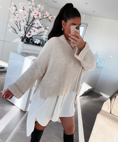 Pullover Elsa Kurz Beige